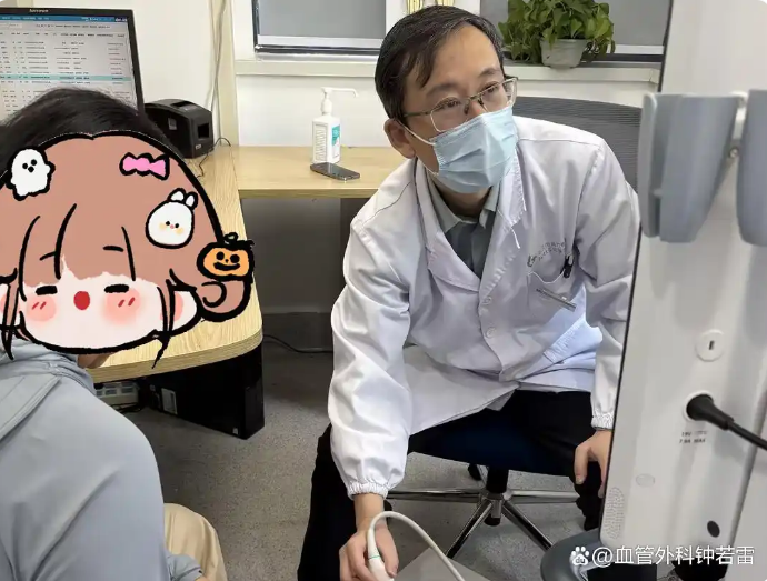 陕西67岁阿姨静脉曲张，腿沉皮肤变色，微创1小时轻松解决